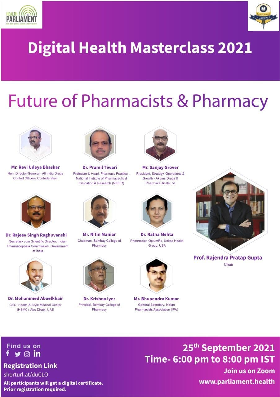 The Future of Pharmacists & Pharmacy flyer